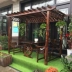 Các nhà sản xuất đặc biệt cung cấp nho khung chống ăn mòn nhà gỗ gazebo gỗ rắn hoa đứng đồ gỗ ngoài trời vườn bảng và ghế vườn leo nho