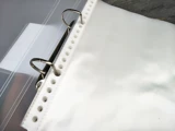 A4/B5/A5/2 Pole Living Page Папка папки папки с папкой данных много -слоя прозрачной карманной папки папки счета -фактуры Информационная бумага