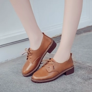 Giày nữ mùa thu mới 2018 với giày cao gót đế thấp Gió nữ nhẹ nhàng Phiên bản Hàn Quốc của giày nhỏ Giày đế thấp