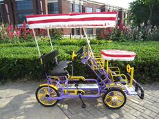 Двухместный / трехместный велосипед О, четыре