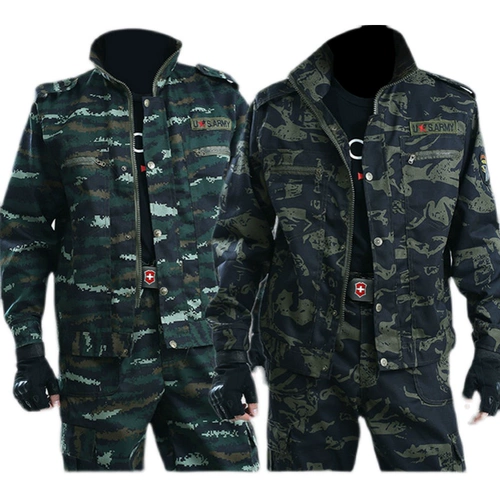 Дорожный износостойкий тонкий камуфляжный лонгслив для работы подходит для мужчин и женщин, летний демисезонный комплект