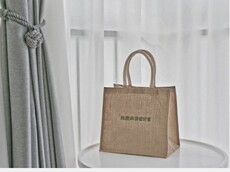 Burlap мешок ins风黄麻包老式我提麻袋都好看刺绣定制无印良品日式手提购物袋