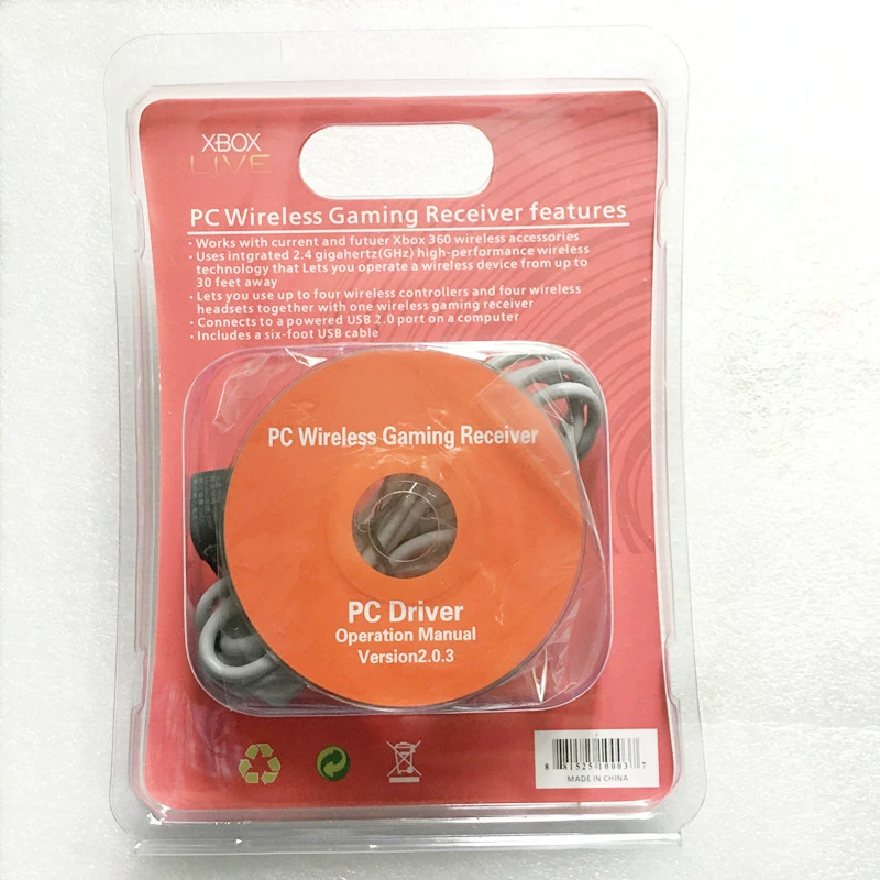 New Xbox360 wireless handle receiver 360 receiver to computer PC game adapter black recommendation