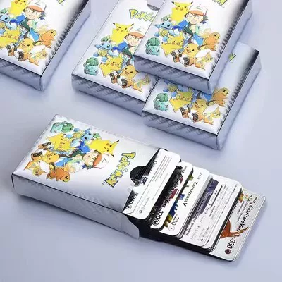 Карточная игра, неоновая цветная настольная игра, Покемон