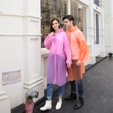 Дорожный портативный дождевик подходит для мужчин и женщин, увеличенная толщина