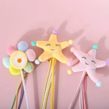 Плюшевый колокольчик на солнечной энергии, интерактивная игрушка, DIY, домашний питомец, морская звезда, подсолнух, издает звуки, кот, делается под заказ