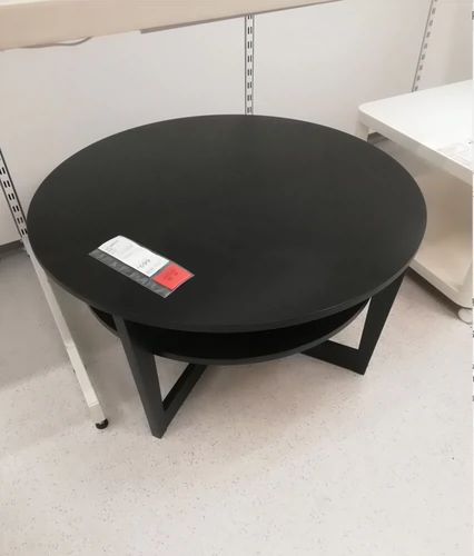 [Ikea Ikea Homency Poicking] несколько темно -коричневых на круглом столе кофейного столика Wishmondo
