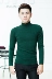 Hàn Quốc phiên bản của thủy triều của nam giới chặt chẽ áo len đáy áo mùa thu và mùa đông màu rắn cổ áo len nam mỏng nửa cổ áo len quần áo nam đẹp Áo len