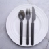 Bộ đồ ăn phương Tây nĩa dùng một lần Dao và nĩa phương Tây sáng tạo dĩa nhựa dày - Đồ ăn tối Đồ ăn tối