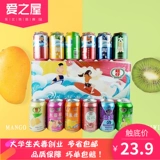 Wangzi Daibai Pear Litchi Drink 320 мл*24 банки Wangzai Series 12 вкусы Half -Box Whate Box