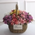 Hoa nhân tạo nụ hoa giả hoa khô phòng khách trang trí bàn hoa chậu ngoài trời hoa kỹ thuật cắm hoa hàng loạt - Hoa nhân tạo / Cây / Trái cây