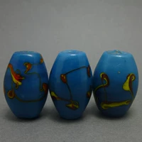 Бирюзовые четки из круглых бусин ручной работы, браслет, бусины