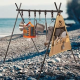 Дорожная металлическая портативная складная угловая рама для кемпинга, сушилка, алюминиевый сплав