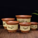 Керамический очень большой цветочный горшок, глина, орхидея