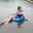 Tam giác vòng bơi trong suốt người đàn ông trưởng thành và phụ nữ phao cứu sinh để tăng độ dày nách cho trẻ em cưỡi phao nằm hồ bơi