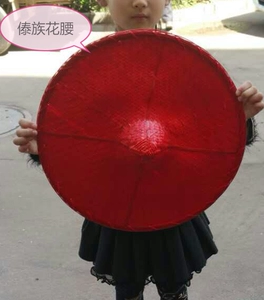 Пятно, теперь отправляя бамбуковую редактирование Hua yao doo Shao Duoli Dance Red Army Hat, исполняющая шляпу с лапшой Dai Loodle Headpot Headpot