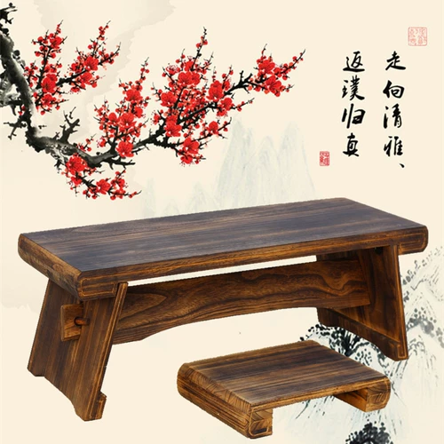 Гукин рухнул столовый стул Tongmu резонансная коробка пианино, антикварная твердая древесина, сборка Fuxi Zhongni и разборка чайного стола Guoxue Tabue