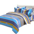 Chengming Thủy Ngân cotton bốn mảnh cotton twill đơn giản quilt cover 1.8 2.0 m tấm ga trải giường 1.5 m giường 4 piece đặt đôi Bộ đồ giường bốn mảnh