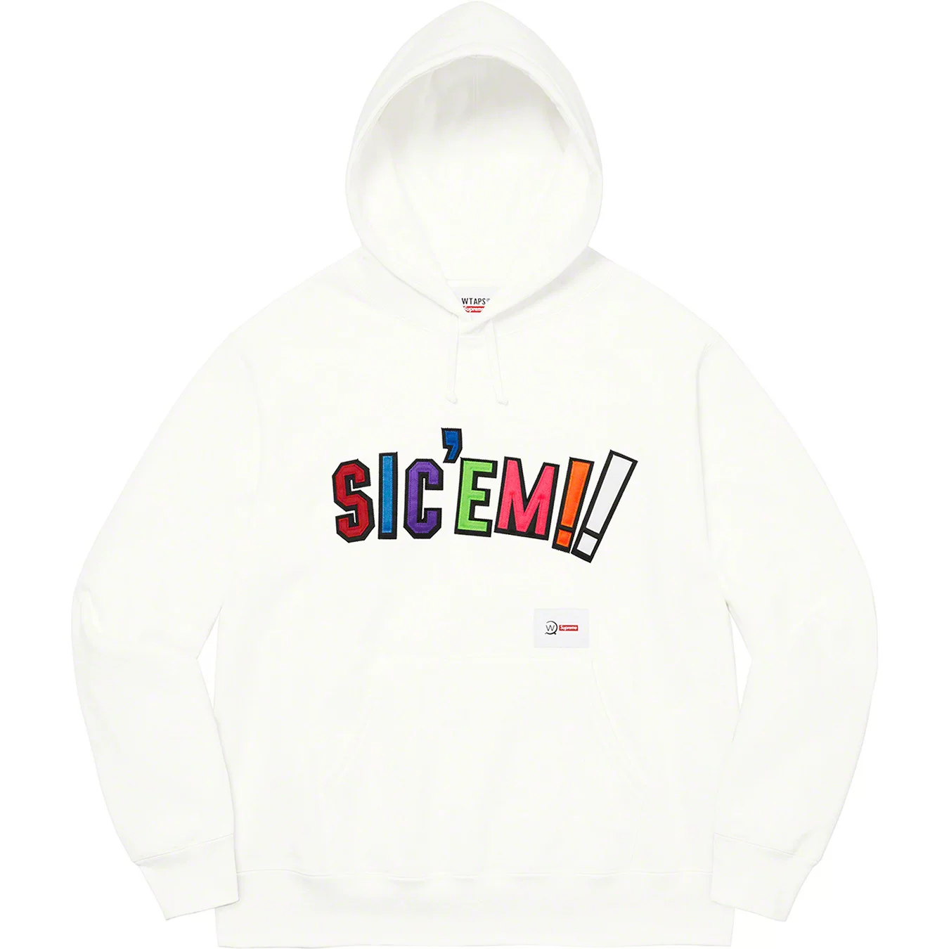 Спот Supreme 21FW WTAPS SIC’EM! худи с капюшоном Katar
