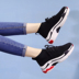 Ins siêu lửa vớ giày nữ Hàn Quốc phiên bản của ulzzang giày cao England sneakers len đàn hồi giày của phụ nữ giày thủy triều Giày cao gót