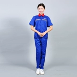 Летняя тонкая антистатическая летняя одежда для работы, короткий рукав