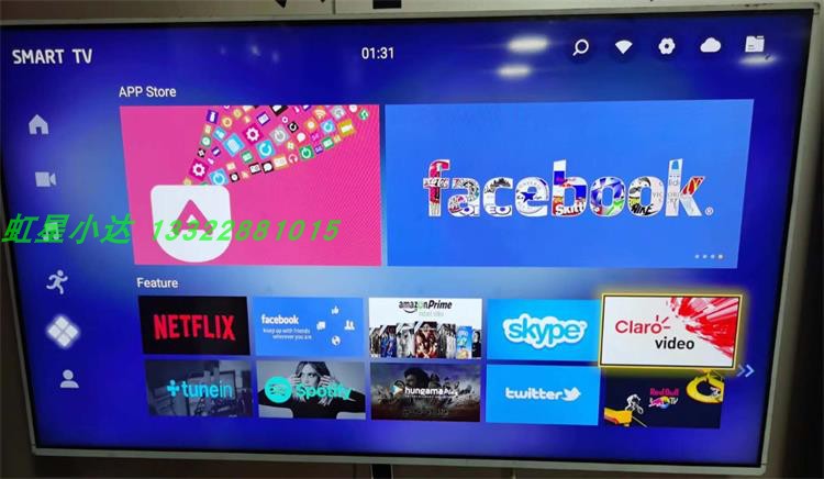 HK.T.RT2851V09\/2871V09 DVB-T2 4K Network TV Board Taiwan Traditional English with Bluetooth