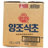 Тернер Даббай Уксус импортирован из корейской коммерческой коммерческой коробки 1,8 литра*6 бутылок упаковки
