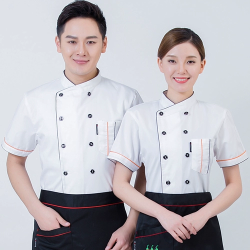 Шеф-повара Рабочая одежда мужская отель с коротки