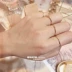 Dongdaemun nhập khẩu chính hãng của Hàn Quốc gồm 10 chiếc nhẫn tay mỏng đặt nhẫn gió lạnh đơn giản - Nhẫn