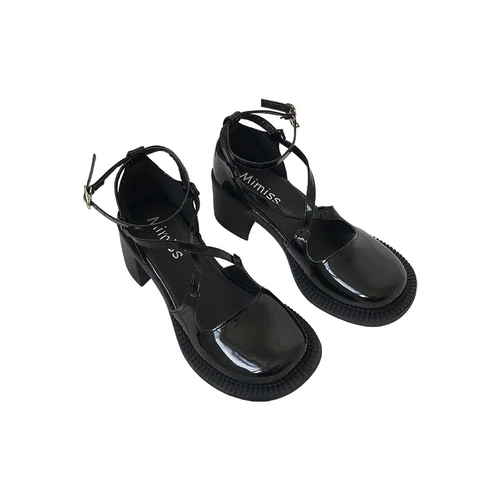 Летняя обувь для кожаной обуви в английском стиле, японские универсальные сандалии, в британском стиле, 2023