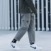 Nhật Bản retro màu rắn overalls quần nam lỏng quần thẳng xu hướng quần mùa thu và mùa đông dày quần thường quần ống suông nam Quần làm việc