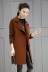 Chống giải phóng mặt bằng len áo khoác nữ phần dài Hàn Quốc phiên bản 2018 mới mùa thu và mùa đông dày phụ nữ lỏng lẻo áo len