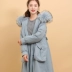 Áo khoác dạ nữ mùa đông Aotemei 2019 Vượt qua thời trang nữ Fur Fur liner - Faux Fur Faux Fur