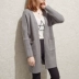 Áo len mùa xuân áo khoác nữ 2018 phụ nữ mới của Hàn Quốc phiên bản của hoang dã dài áo len áo len cardigan nữ lỏng lẻo là mỏng áo cardigan len Cardigan