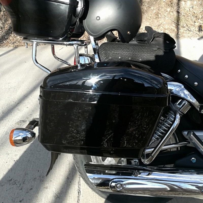 Suitable for Haojue Suzuki GZ150-A modified large side box original shelf without modification to install directly