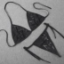 Đồ lót phụ nữ trong suốt ren cảm xúc áo ngực đặt bộ bikini quan điểm ba điểm kích thước lớn cám dỗ ren