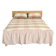 giường bằng vải bông váy lá sen bông giường mảnh váy bảo vệ giường vỏ bọc cho một trải giường trượt giường 1.8m - Váy Petti drap giường có viền Váy Petti