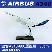Mô hình máy bay nhựa 36cm Airbus A340-600 nguyên mẫu mô phỏng máy bay chở khách hàng không tĩnh kinh doanh quà tặng nam