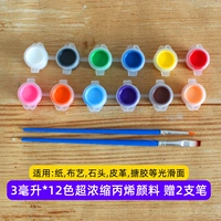 Пигментированный акрил, 12 цветов