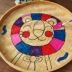 Mẫu giáo làm bằng tay sáng tạo tranh tre sơn tường dán hành lang treo đồ trang trí trẻ em tự làm 簸箕 tranh thiết bị mầm non Handmade / Creative DIY