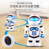 Робот, электрическая крутящаяся игрушка для мальчиков, 3-4 лет
