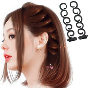 Hàn quốc phụ kiện tóc tính khí lady bện hairballs head máy sấy tóc fluffy flower skull đầu tóc que bện tóc tạo tác