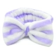 4#фиолетовый белый горизонтальный лент для волос