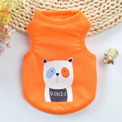 Собачья одежда летняя плюшевая кошачья жилет тонкий мини-бишон медведь собака супер маленький питомец с двуногими одеждой