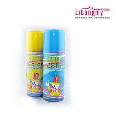 Аэрозольный серпантин 美发用品彩色喷发胶彩喷头发一次性染发剂演出表演专用发廊理发店