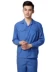 Mỏng ngắn tay yếm phù hợp với nam giới và phụ nữ lao động bảo hiểm quần áo mùa hè áo sơ mi hội thảo nhà máy màu xanh dài tay dụng cụ tùy chỉnh