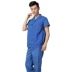 Mỏng ngắn tay yếm phù hợp với nam giới và phụ nữ lao động bảo hiểm quần áo mùa hè áo sơ mi hội thảo nhà máy màu xanh dài tay dụng cụ tùy chỉnh