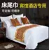Khách sạn khăn trải giường bộ đồ giường cao cấp trang trí giường bìa giường mat Châu Âu-phong cách đơn giản pillowcase core khách sạn giường cờ Trải giường