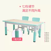 Bộ bàn ghế trẻ em mẫu giáo học viết bàn ghế nhựa hộ gia đình đồ chơi trẻ em vẽ bàn hình chữ nhật - Phòng trẻ em / Bàn ghế