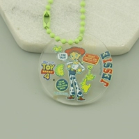 № 9 (со светло -зеленой цепью бусин)